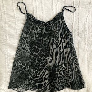 animal print cami
